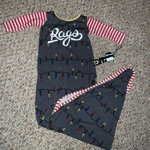 NWT rags Christmas lights pouch